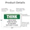Signmission Safety Culture Sign, 24 in Width, Aluminum, Rectangle OS-2PACK-TS-A-1824-L-11833 - alternate 6